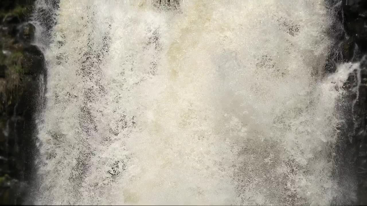   Stock Footage Water Falling In The Woods Slow Motion Live Wallpaper