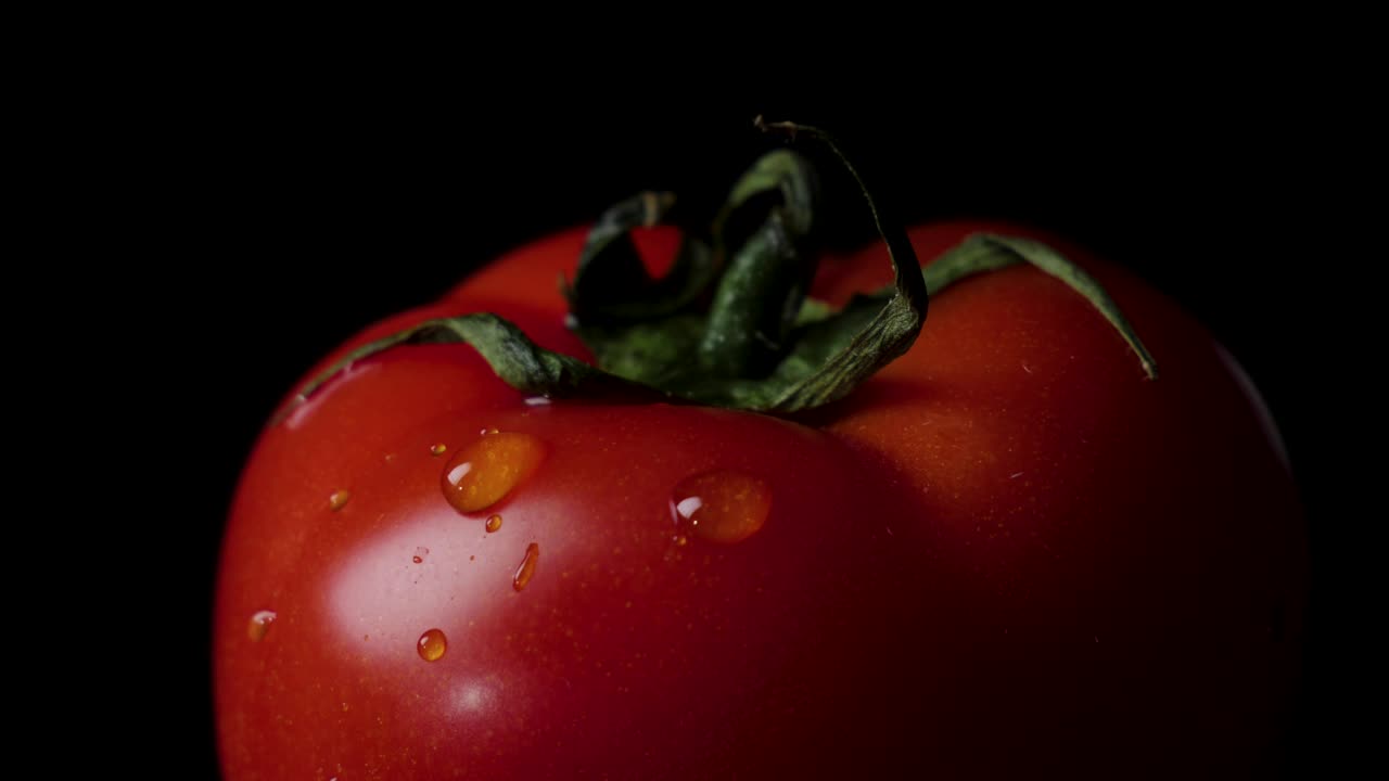   Stock Footage Water Drops On A Tomato Live Wallpaper