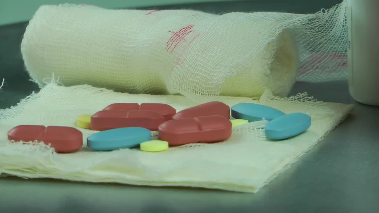   Stock Footage Water Drops Falling On Medicines Live Wallpaper