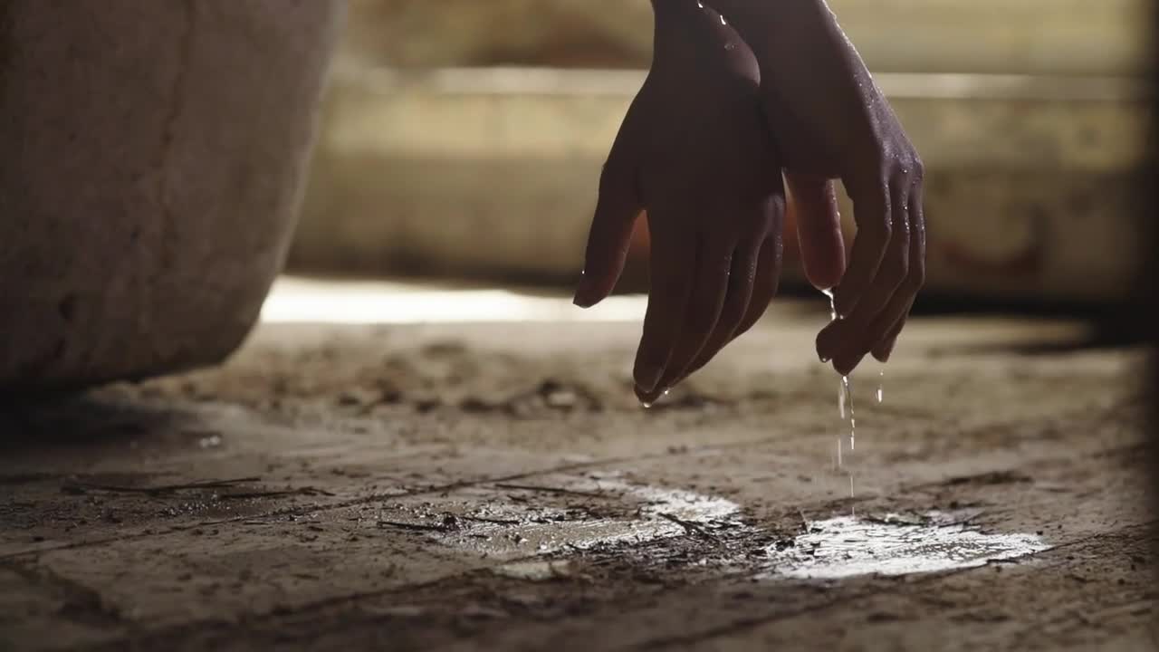   Stock Footage Water Dropping From Hands Live Wallpaper