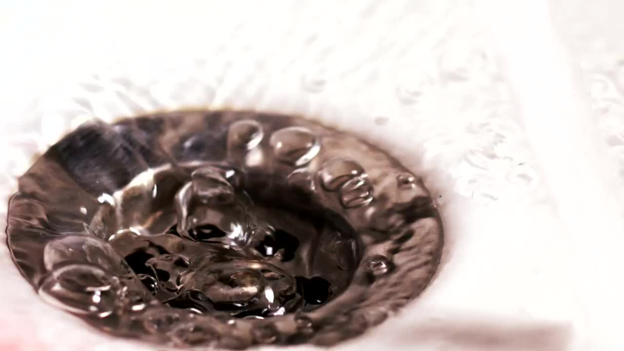   Stock Footage Water And Blood Running Down The Sink Live Wallpaper