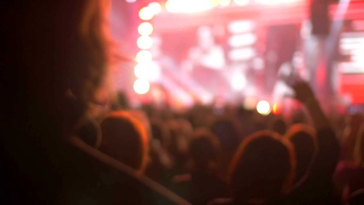   Stock Footage Watching A Pop Concert Live Wallpaper