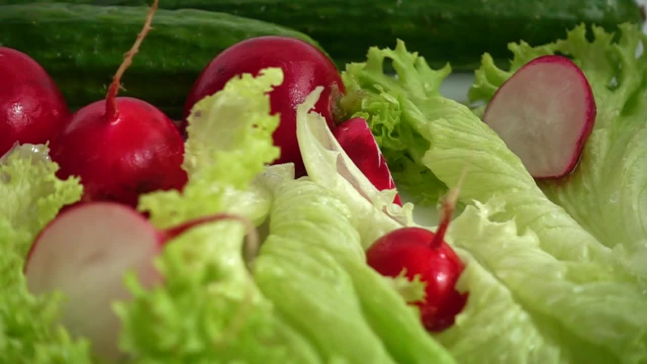   Stock Footage Washing Salad Ingredients Live Wallpaper