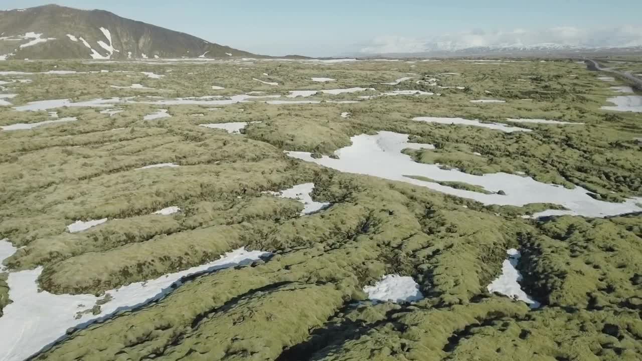   Stock Footage Volcanic Rock Field Live Wallpaper