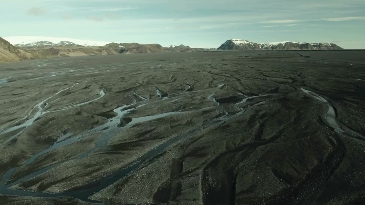   Stock Footage Volcanic Mountain Range Live Wallpaper