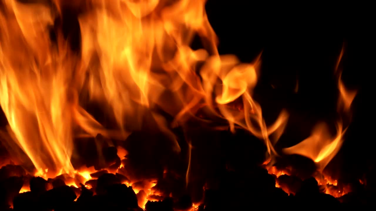   Stock Footage Volcanic Lava Burning At Night Live Wallpaper