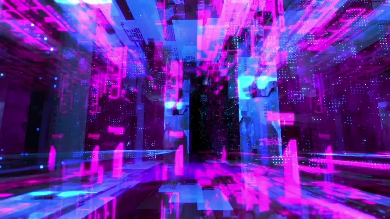   Stock Footage Virtual World Of Artificial Intelligence Live Wallpaper