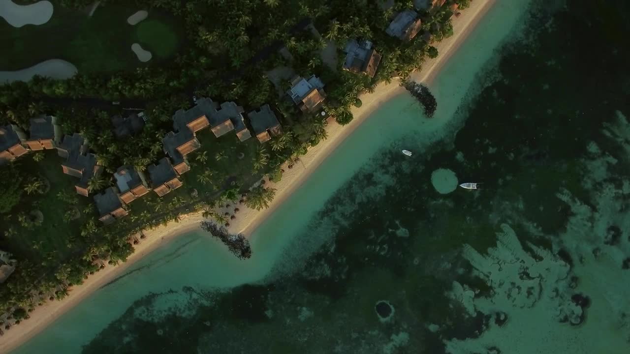   Stock Footage Villas Along The Beach Live Wallpaper