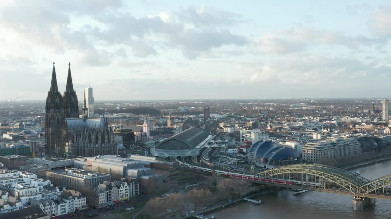   Stock Footage View Of The Skyline Of A German City Live Wallpaper