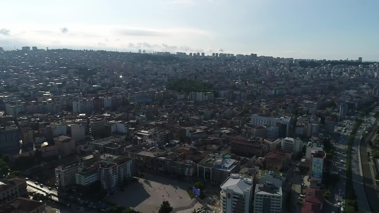   Stock Footage View Of The Open Ocean From The City Live Wallpaper