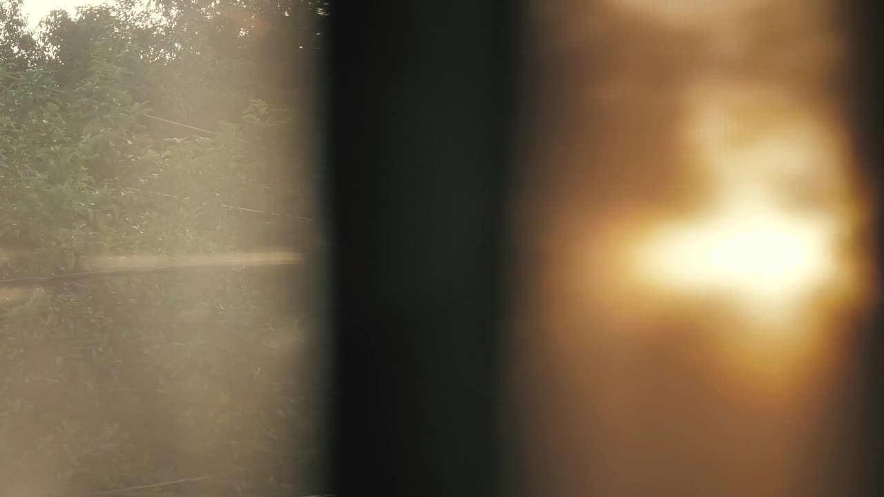   Stock Footage View Of A Window With A Curtain Live Wallpaper