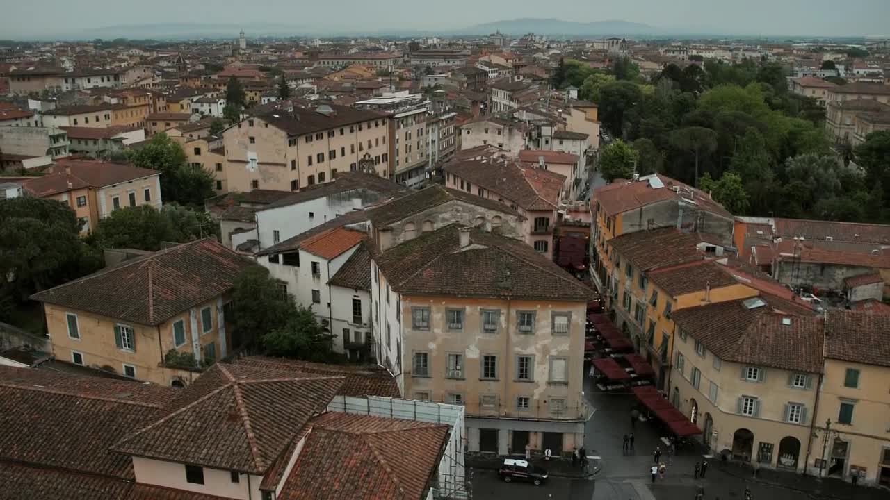   Stock Footage View From The Tower Of Pisa Live Wallpaper