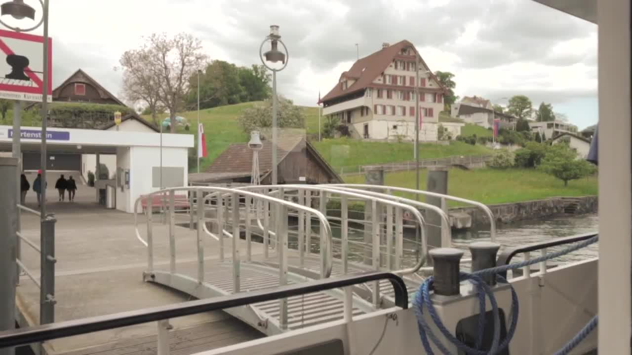   Stock Footage View From Inside A Passenger Ship In Europe Live Wallpaper