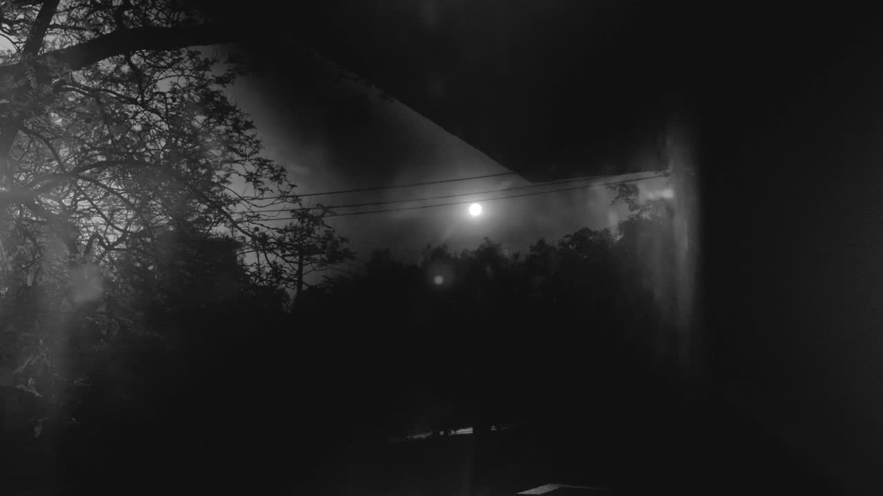   Stock Footage View From A Window Of The Night Outside Live Wallpaper