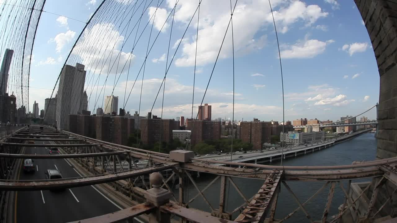   Stock Footage View From Above The Brooklyn Bridge Live Wallpaper