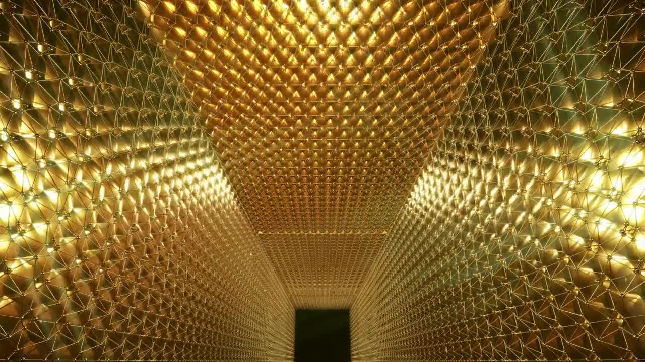   Stock Footage Video Loop Of An Awards Hall With Gold Walls Live Wallpaper