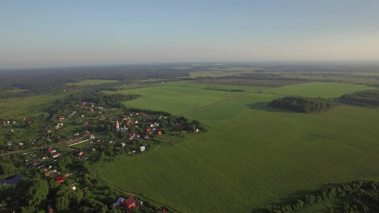   Stock Footage Vibrant Countryside In Russia Live Wallpaper