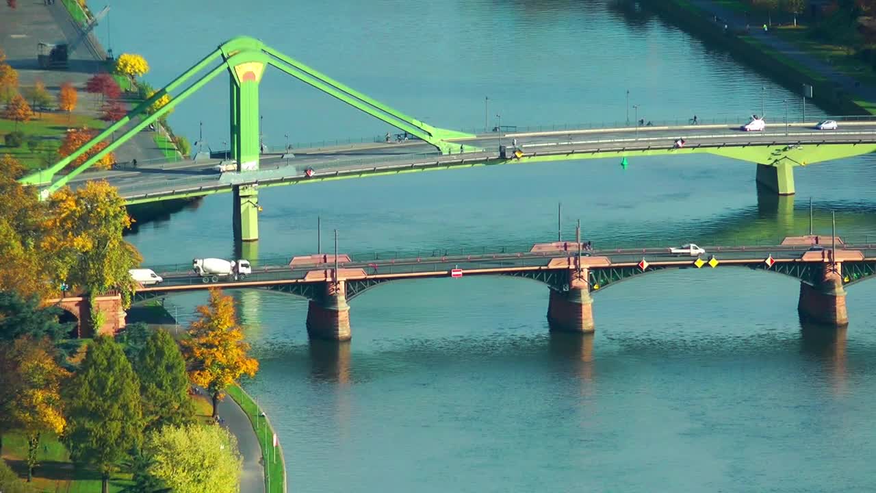   Stock Footage Vehicle Bridges In A Commercial Port Live Wallpaper