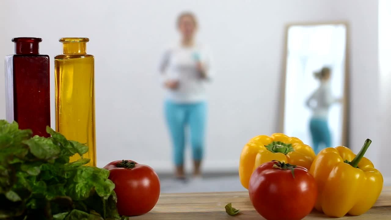   Stock Footage Vegetables And Exercise Live Wallpaper