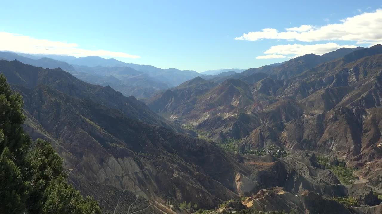   Stock Footage Valleys And Mountainous Range Landscape Live Wallpaper