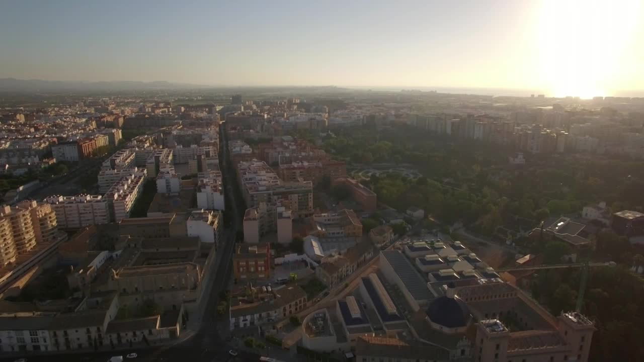   Stock Footage Valencia Just Before Sunset Live Wallpaper