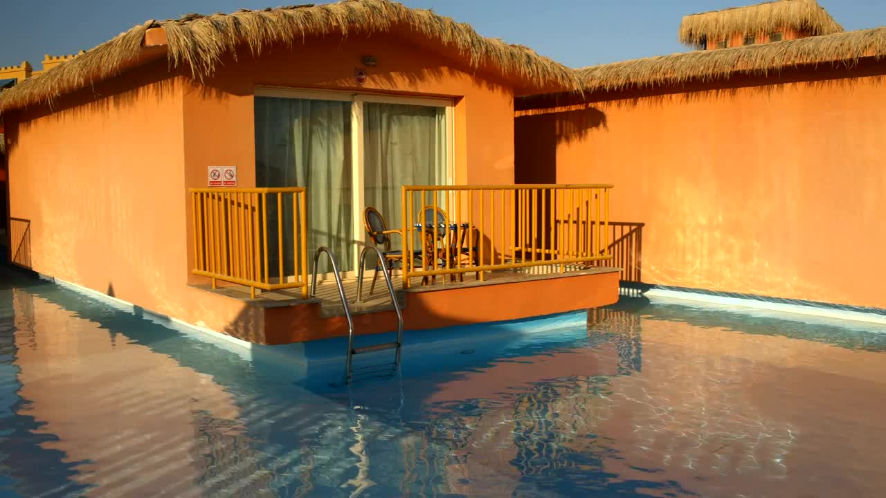   Stock Footage Vacation Homes Built Around A Pool Live Wallpaper