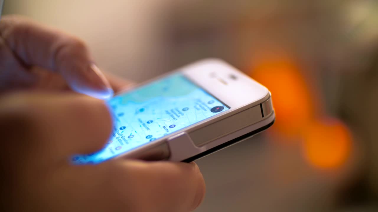   Stock Footage Using Gps On A Smartphone Live Wallpaper