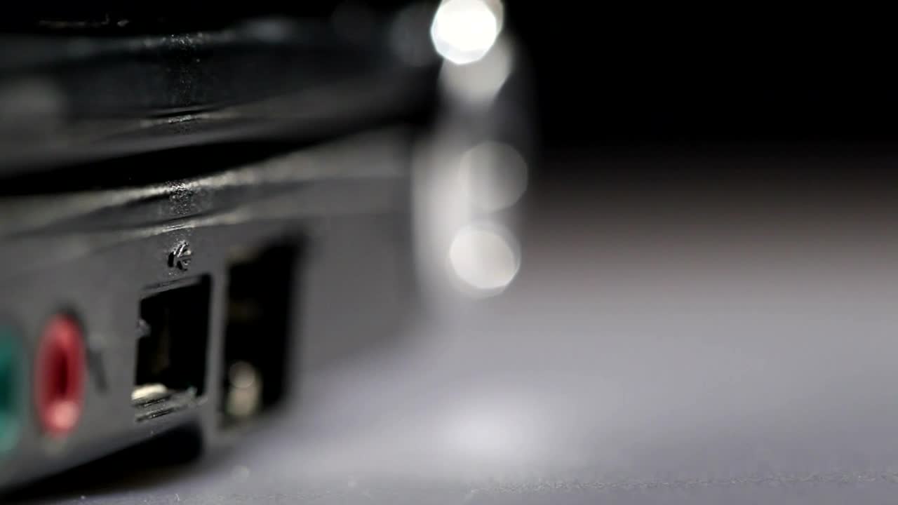   Stock Footage Using A Usb Drive Live Wallpaper