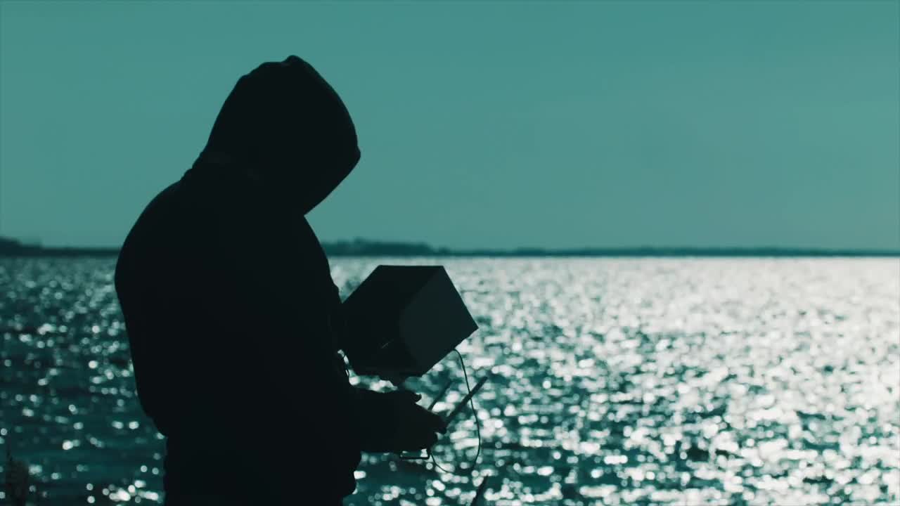   Stock Footage Using A Phone Screen With A Drone Live Wallpaper