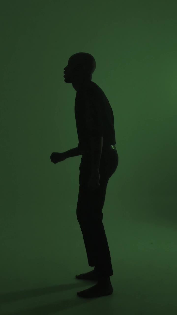   Stock Footage Urban Trendy Man Dancing With Multicolor Filters Live Wallpaper