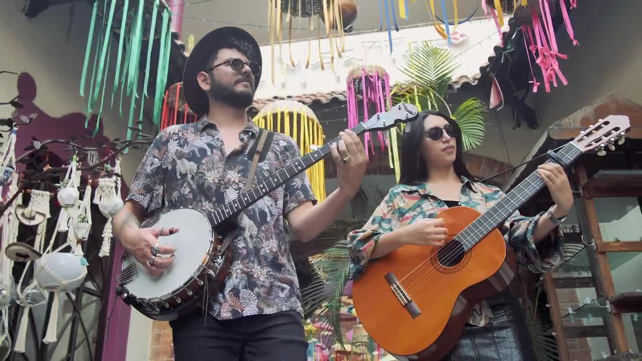   Stock Footage Urban Musicians Playing Music In The Hallways Of A Mexican Live Wallpaper