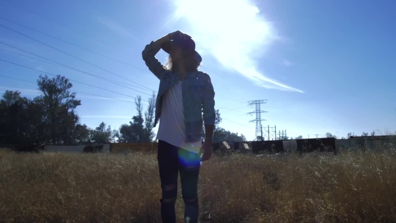   Stock Footage Urban Man Wearing A Hat Live Wallpaper