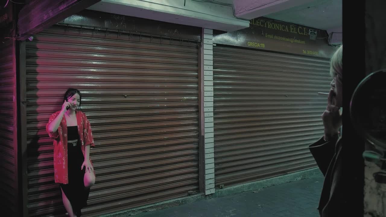   Stock Footage Urban Girls In A Closed Market Live Wallpaper