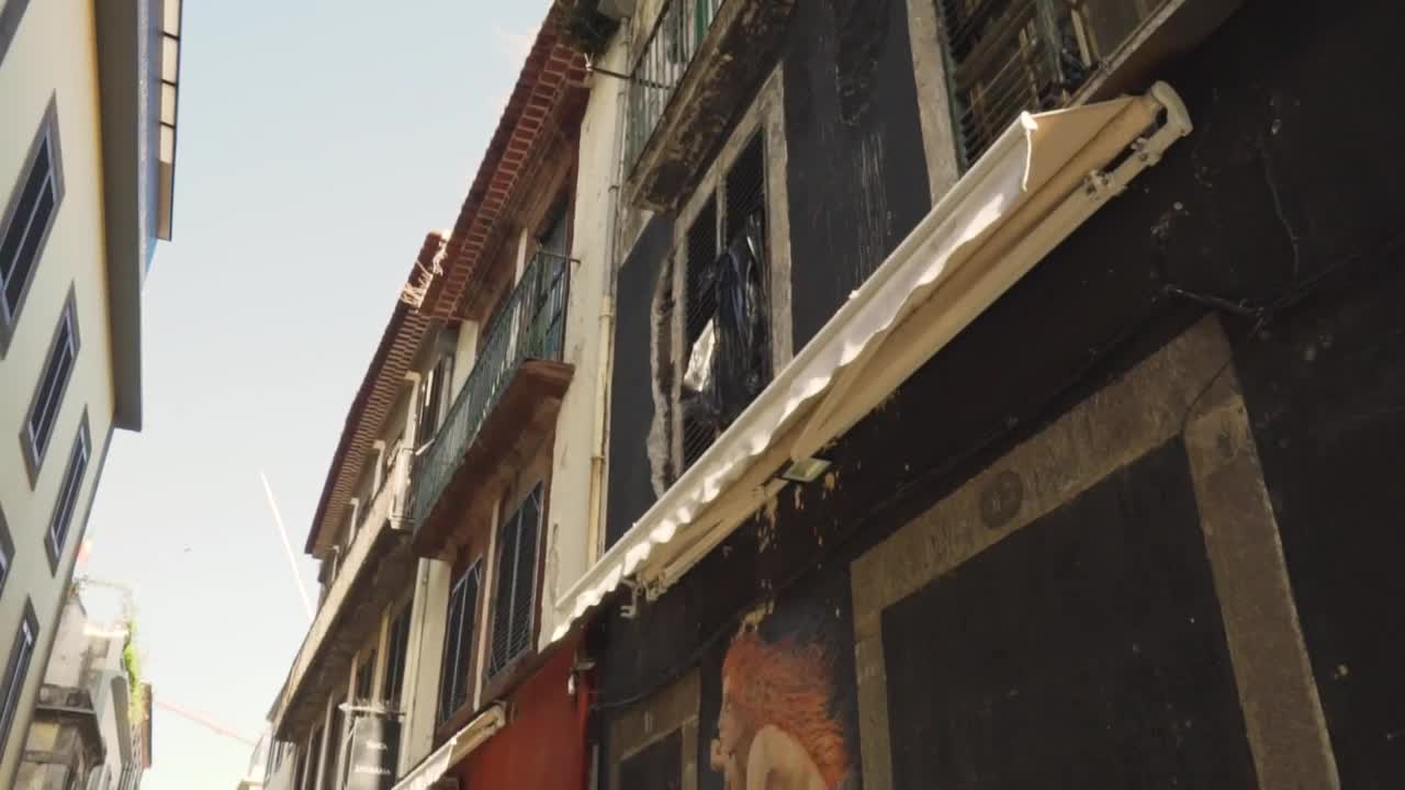   Stock Footage Urban Architecture Of A Tourist Street Live Wallpaper