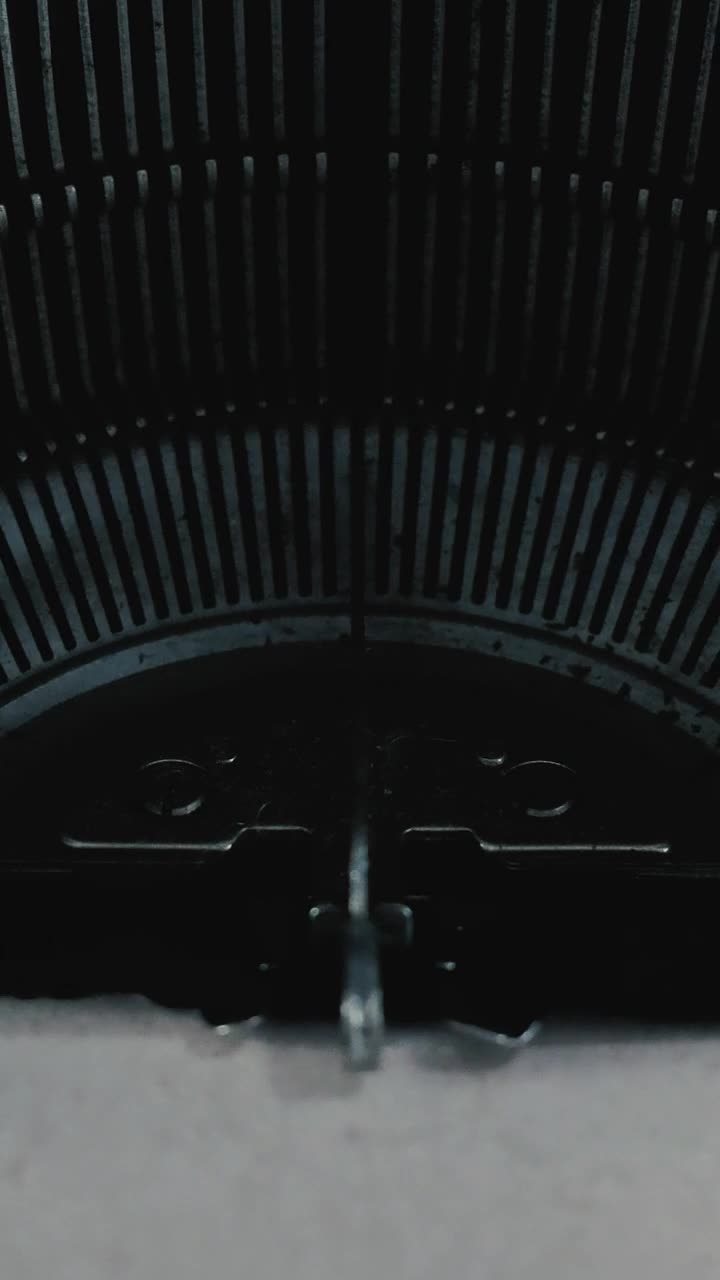   Stock Footage Typewriter In A Close Shot When Writing On The Sheet Live Wallpaper
