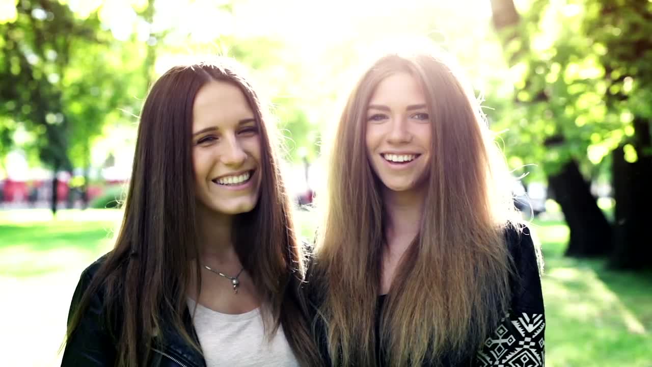   Stock Footage Two Teenagers Laughing At The Camera Live Wallpaper