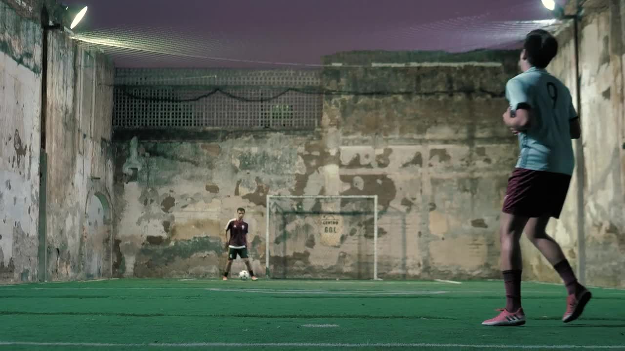   Stock Footage Two Soccer Players Warming Up In The Field Live Wallpaper