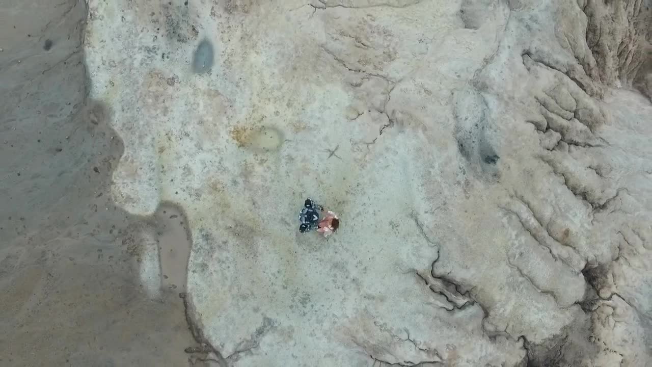   Stock Footage Two People Standing On A Hill Live Wallpaper