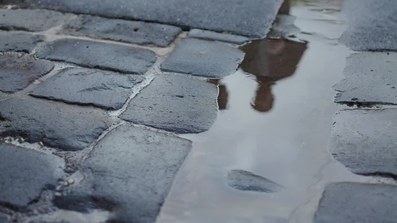   Stock Footage Two Men Reflected In A Puddle Live Wallpaper