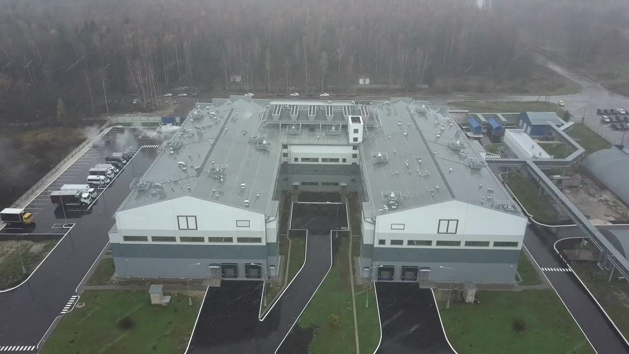   Stock Footage Two Large Warehouses Live Wallpaper