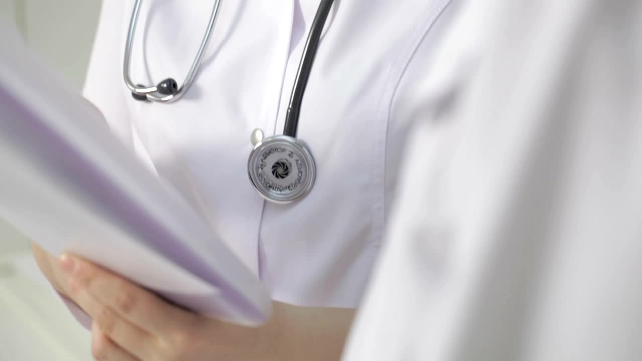   Stock Footage Two Doctors Discussing Treatment Live Wallpaper