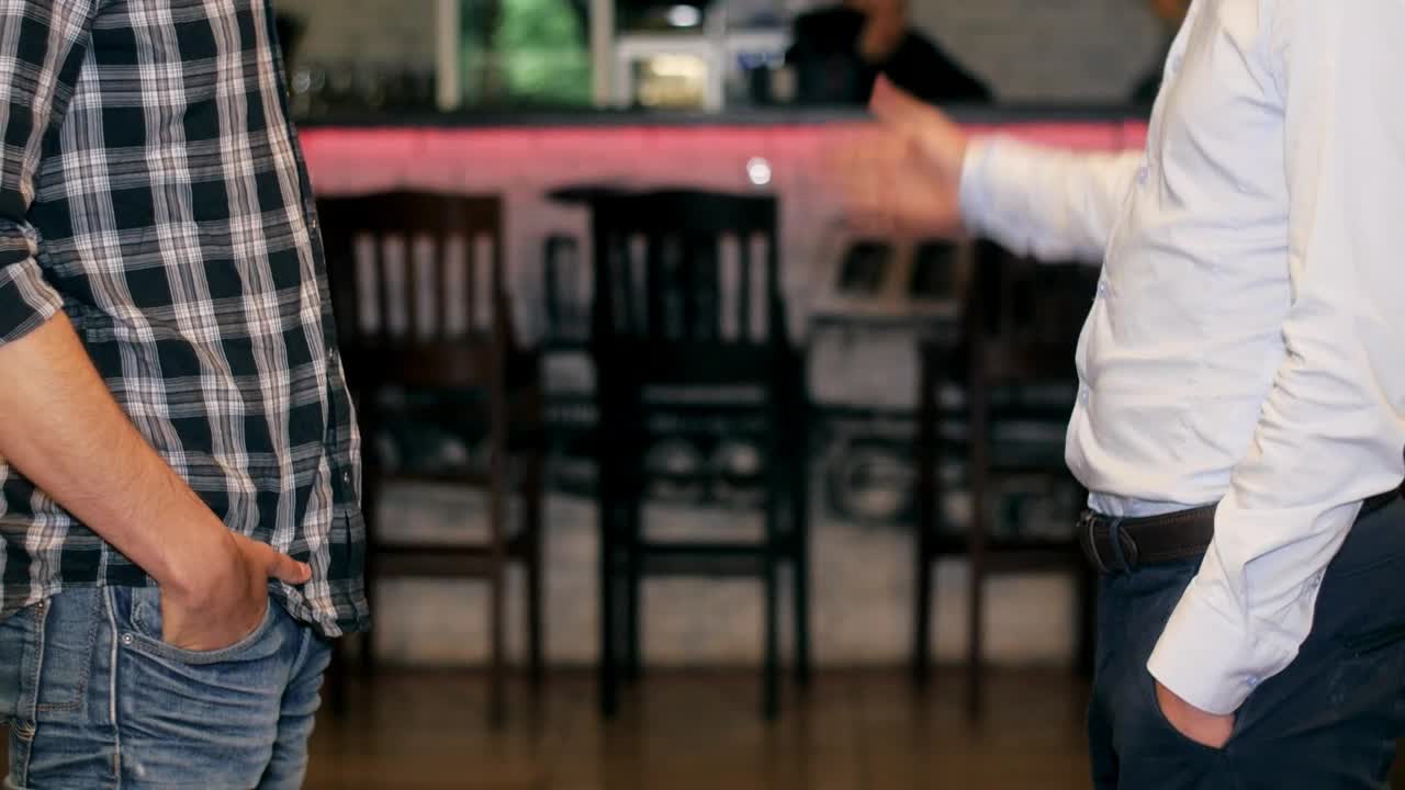   Stock Footage Two Different Handshakes Live Wallpaper