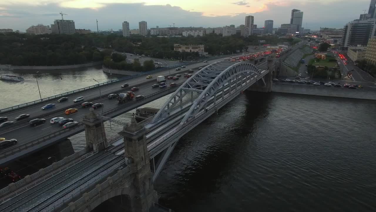   Stock Footage Two Bridges Side By Side Live Wallpaper