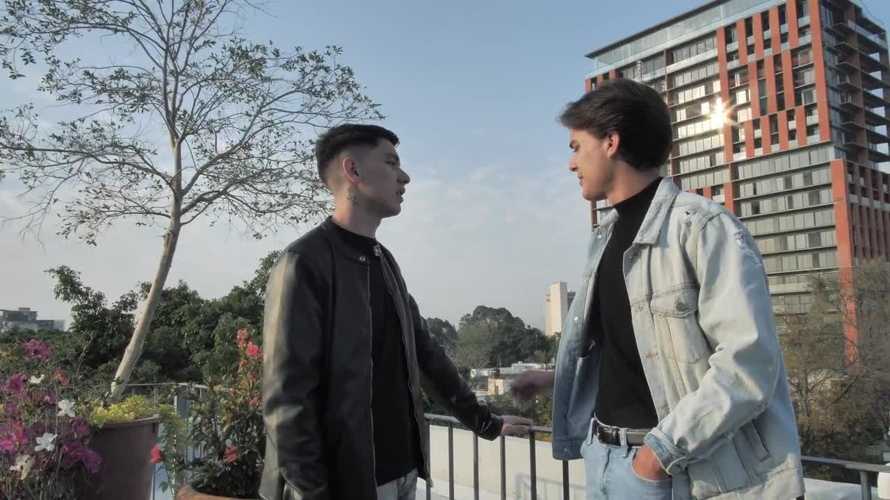   Stock Footage Two Boyfriends Talking Live Wallpaper