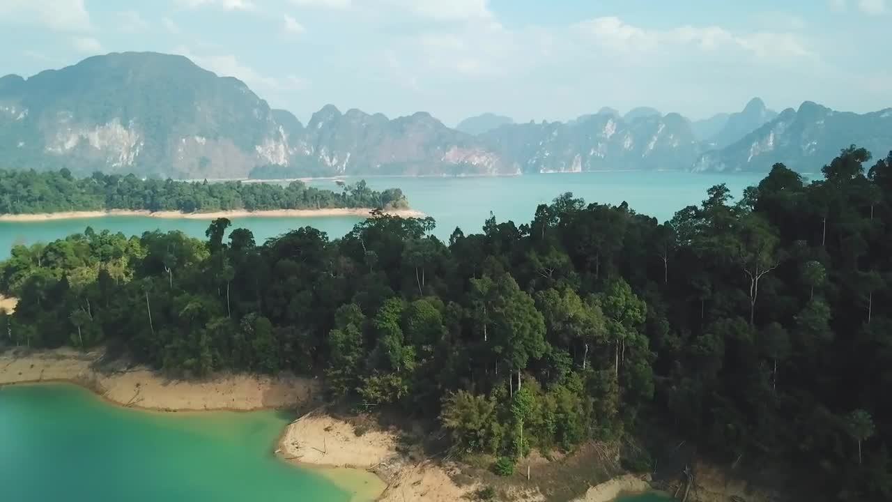   Stock Footage Turquoise Blue Water Bay From Above Live Wallpaper