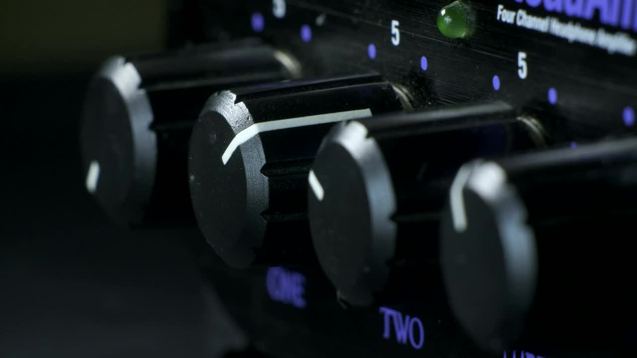   Stock Footage Turning Audio Controls Live Wallpaper