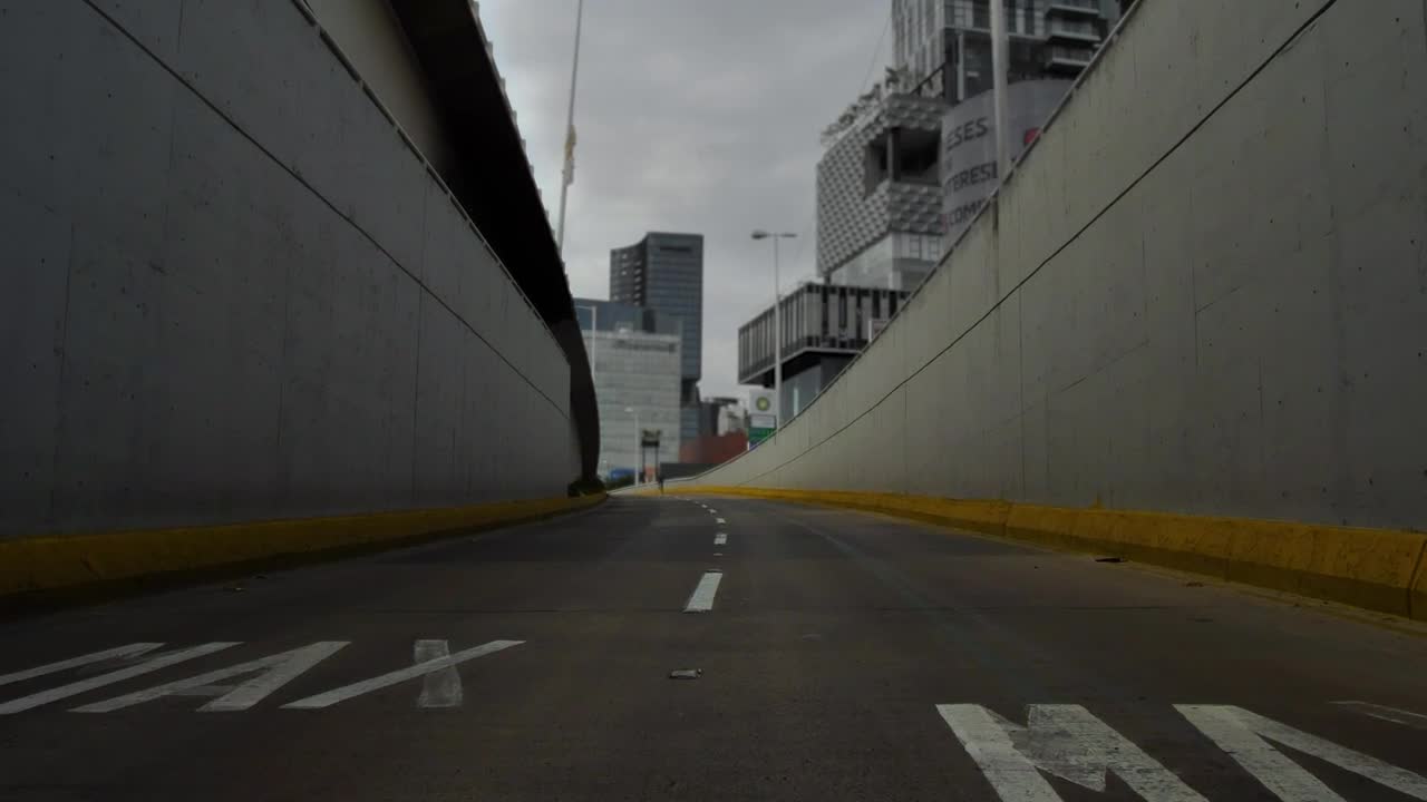  Stock Footage Tunnel With Sight To Buildings Live Wallpaper