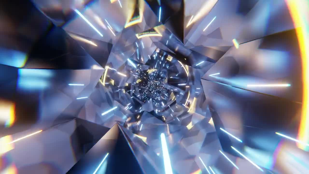   Stock Footage Tunnel With Diamond Texture Walls Live Wallpaper