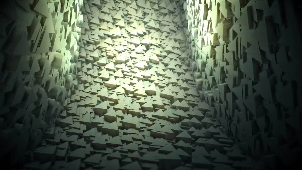   Stock Footage Tunnel Of Rotating Triangles Live Wallpaper