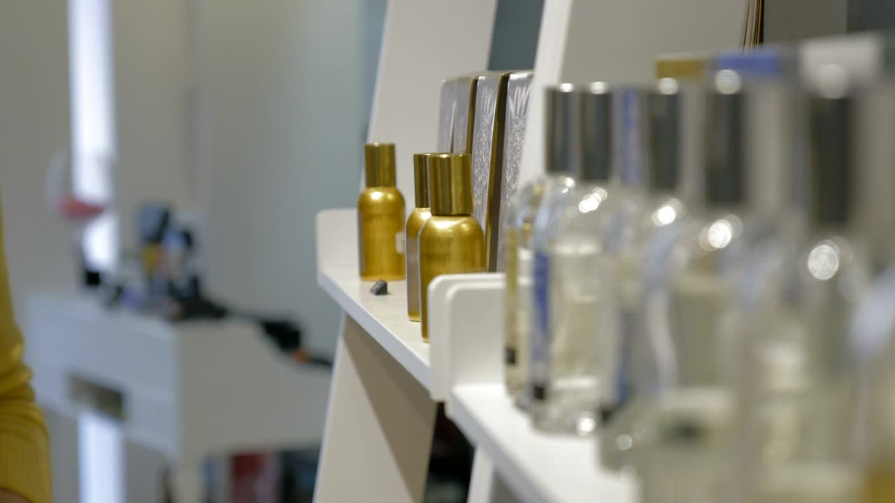   Stock Footage Trying Perfume Samples In A Supermarket Live Wallpaper